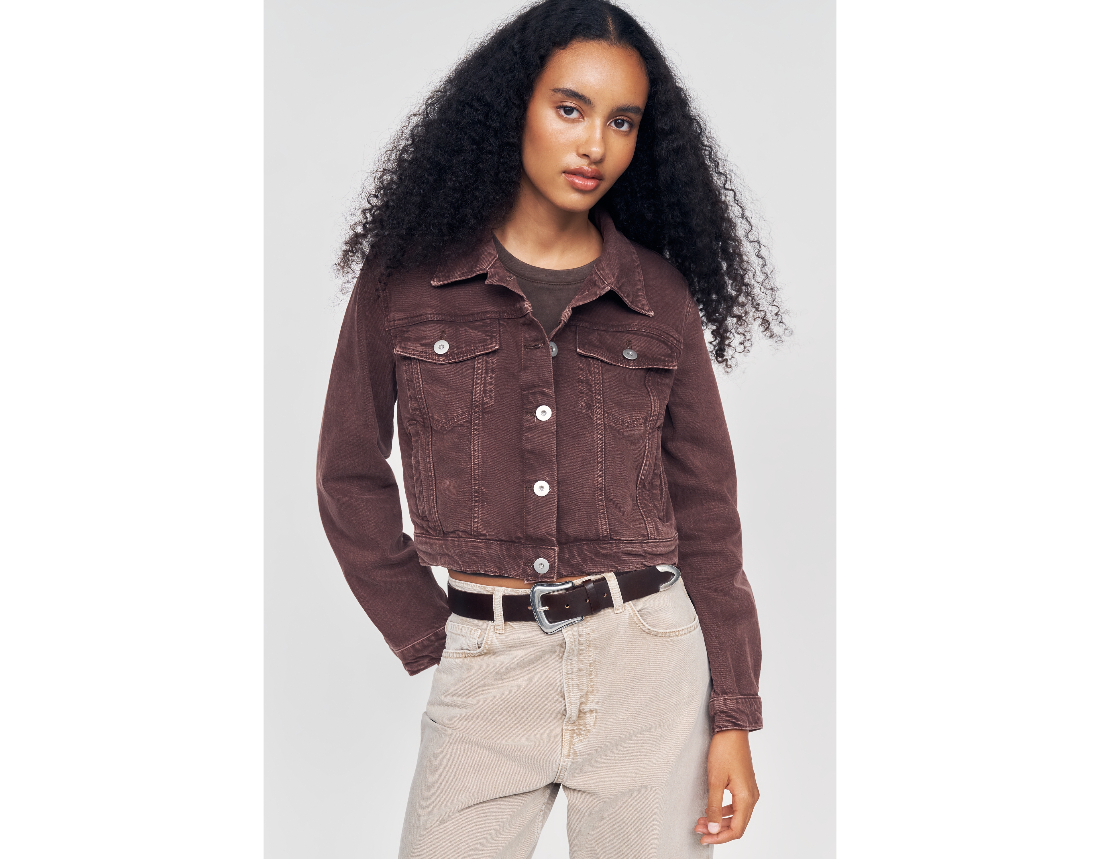 Pilcro Shrunken Denim Jacket