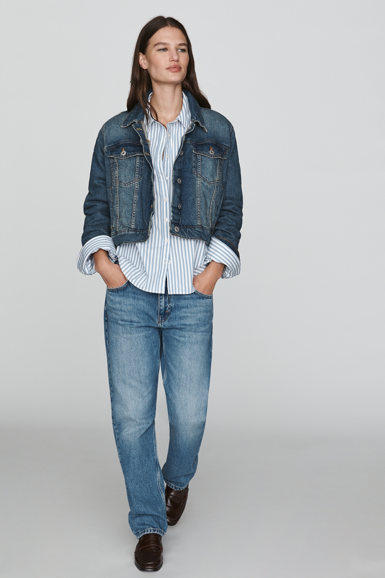 Pilcro Shrunken Denim Jacket