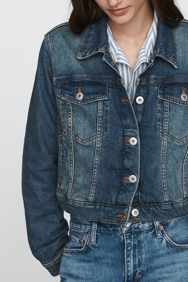 Pilcro Shrunken Denim Jacket #2
