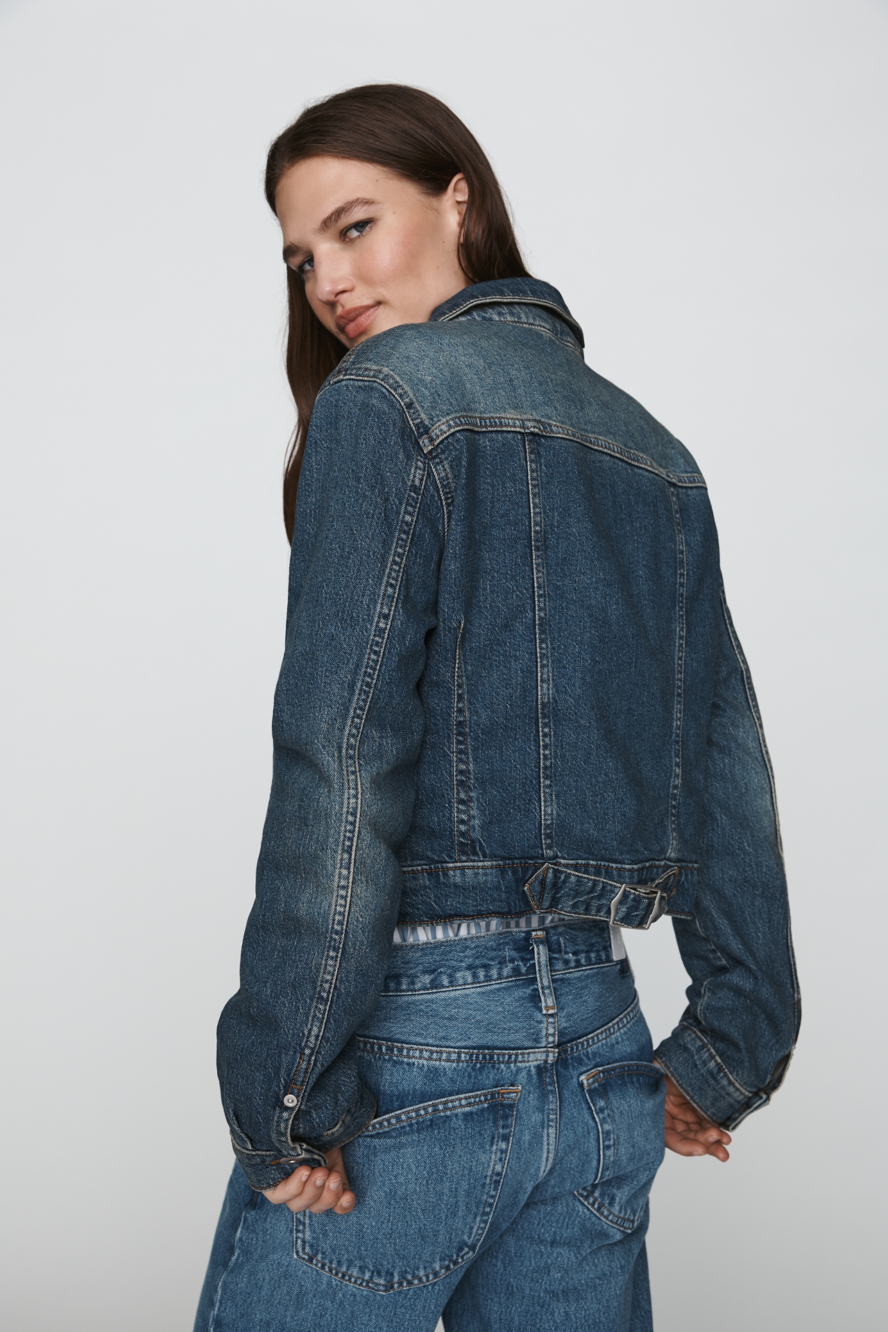 Pilcro Shrunken Denim Jacket