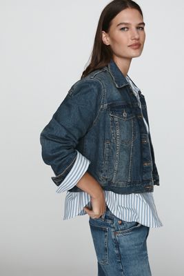 Pilcro Shrunken Denim Jacket