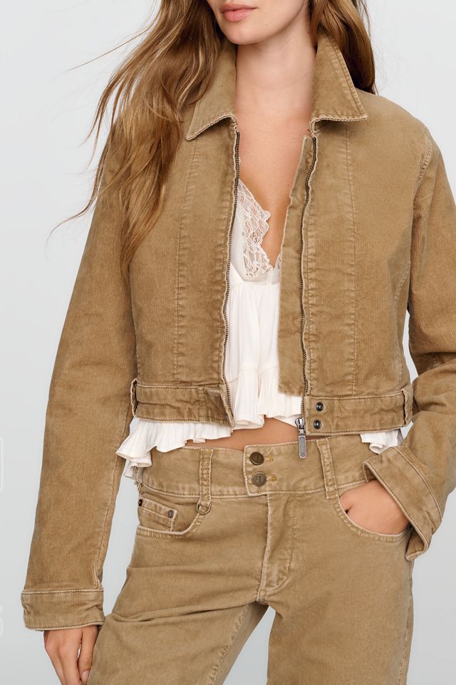 Pilcro Corduroy Moto Jacket #3