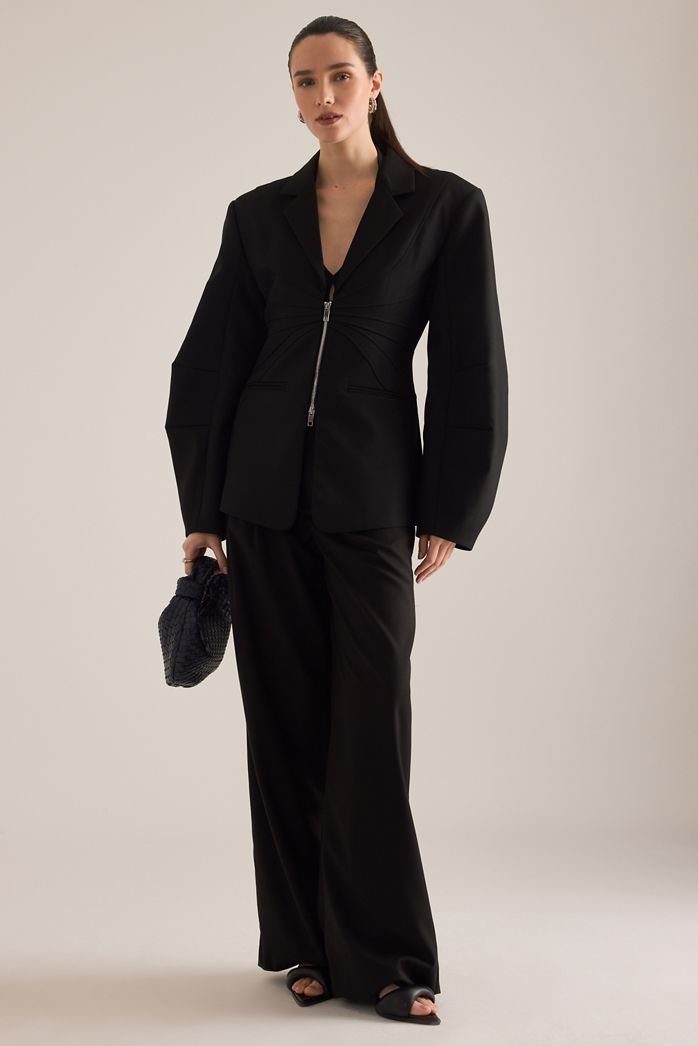 Gestuz Zitta Zip-Front Blazer