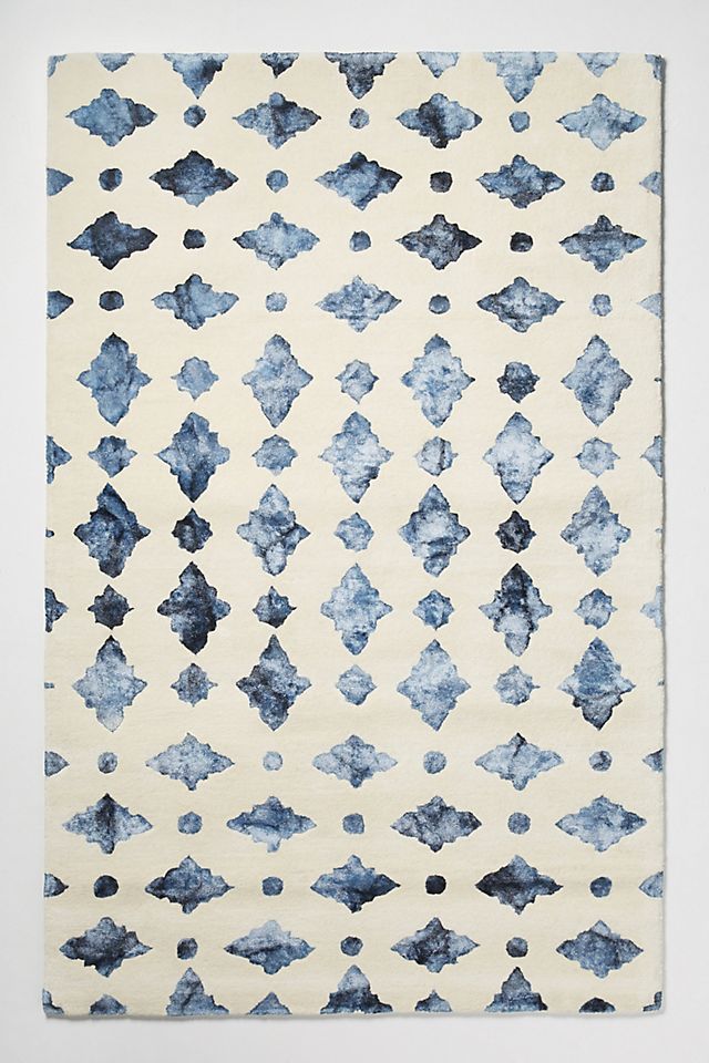 Moroccan Tile Rug Anthropologie, Mosaic Rug Tiles