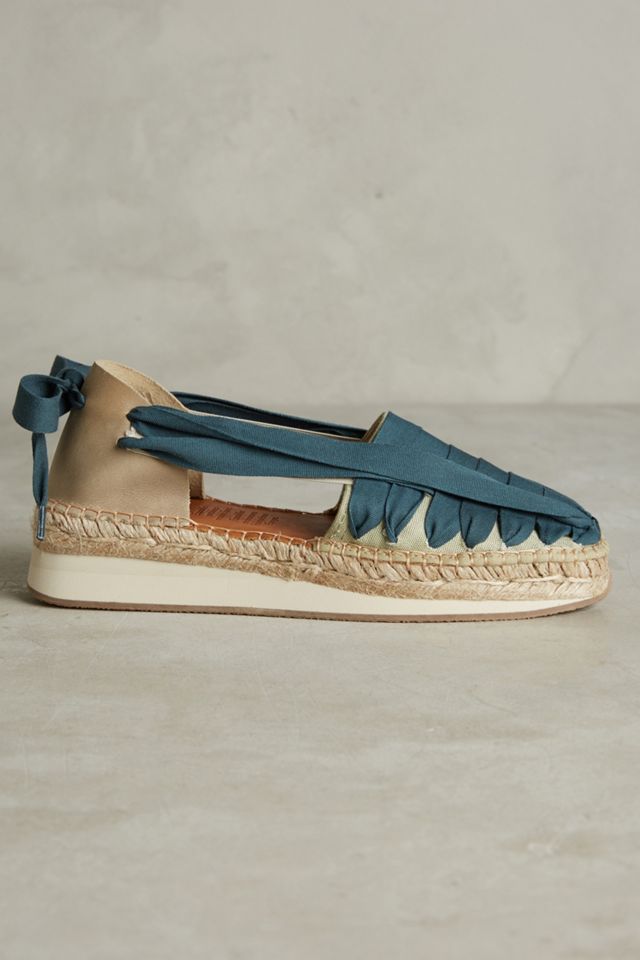 Naguisa Ribbon Lace-Up Espadrilles #1