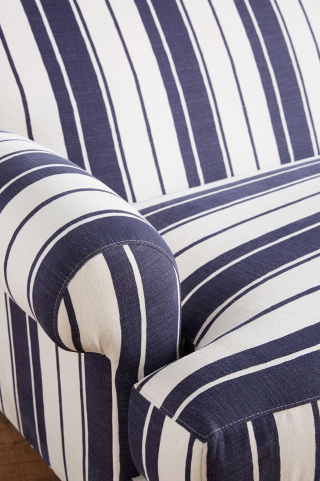 WHIT Striped Willoughby Sofa #2