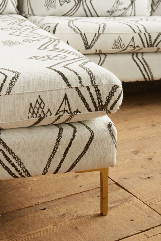 Berber-Woven Edlyn Chaise Sectional, Left #1