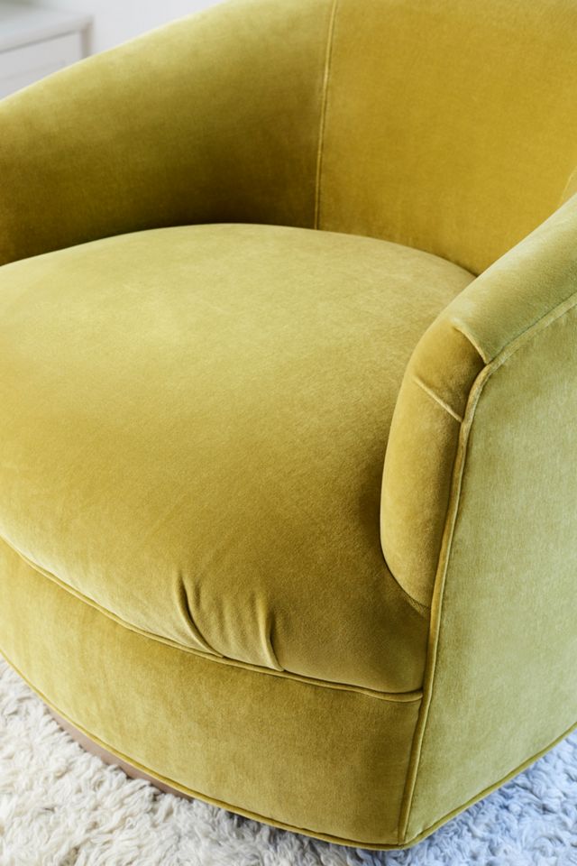 Velvet Amoret Swivel Chair #2