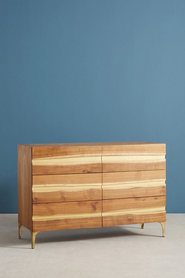 Prana Live-Edge Six-Drawer Dresser #1