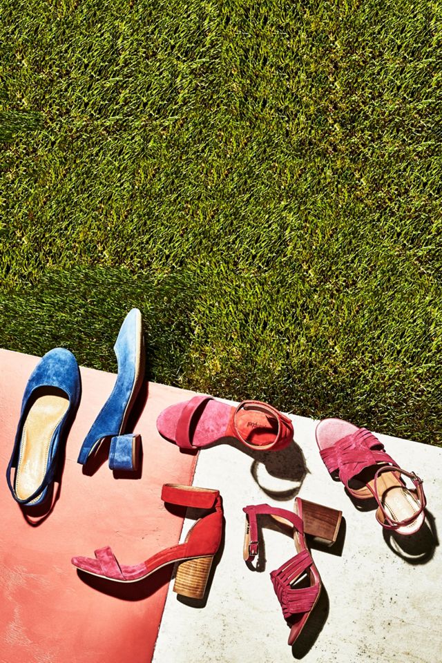Klub Nico Woven Suede Block Heels #5