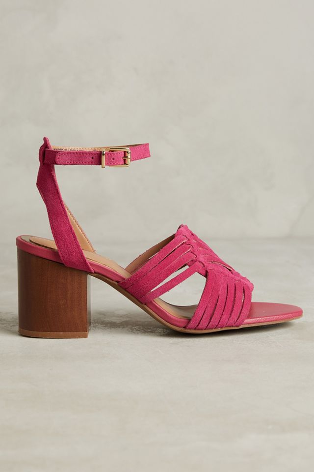 Klub Nico Woven Suede Block Heels #1