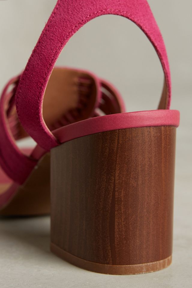 Klub Nico Woven Suede Block Heels #3