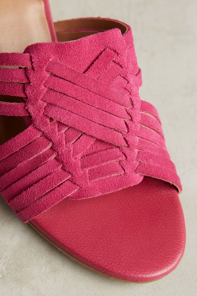 Klub Nico Woven Suede Block Heels #4
