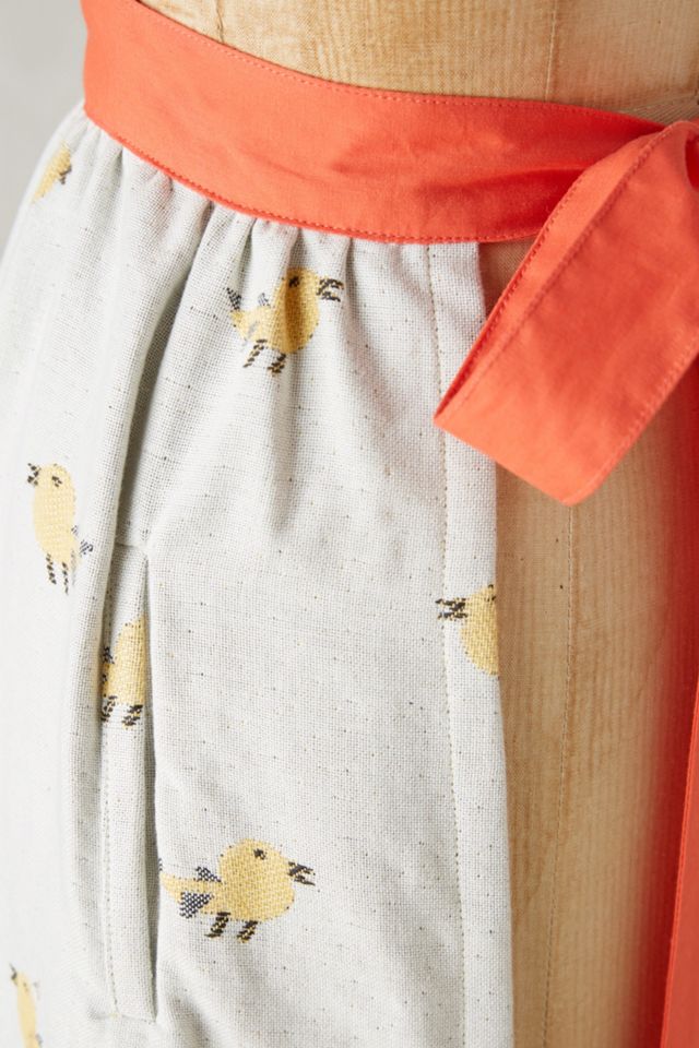 Stitched Songbird Apron #1