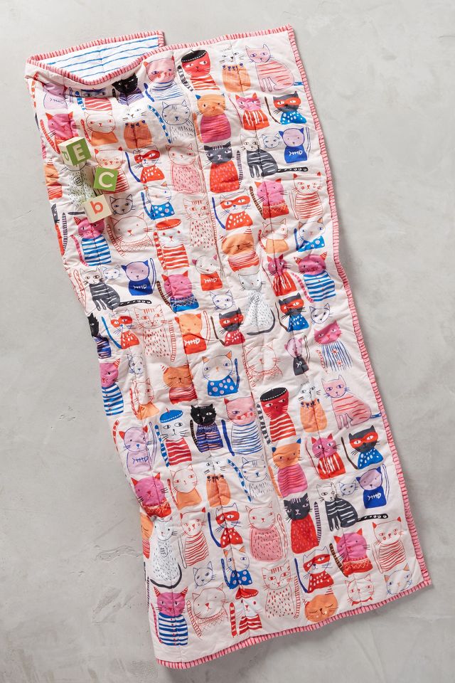 Carolyn Gavin Cat Collective Kids Quilt | Anthropologie