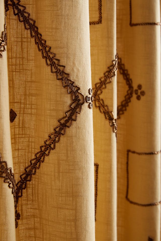 Embroidered Tura Curtain #1