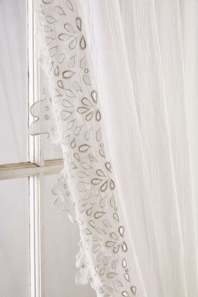 Eyelet-Trimmed Curtain #1