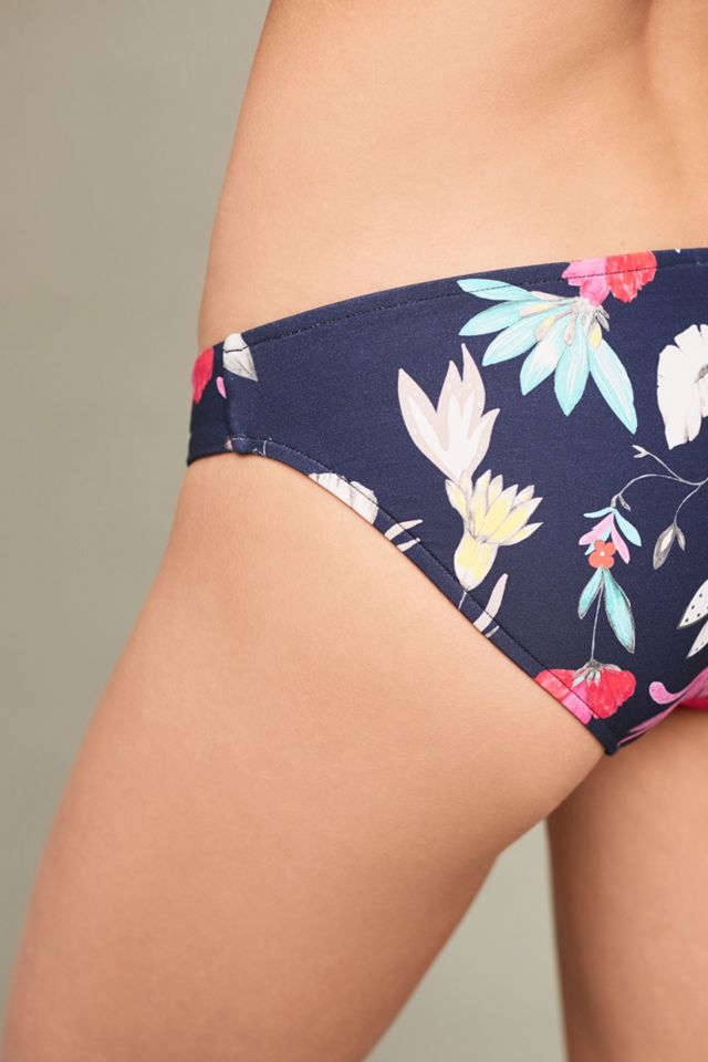 Seafolly Whimsy Floral Twist-Band Bikini Bottoms #1