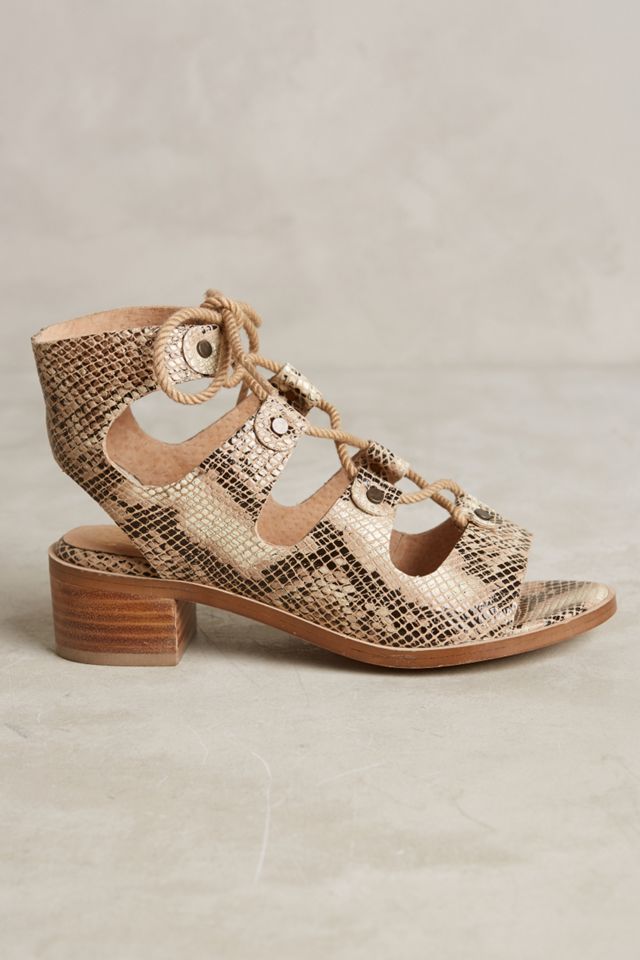 Liendo By Seychelles Marbella Lace-Up Sandals #1