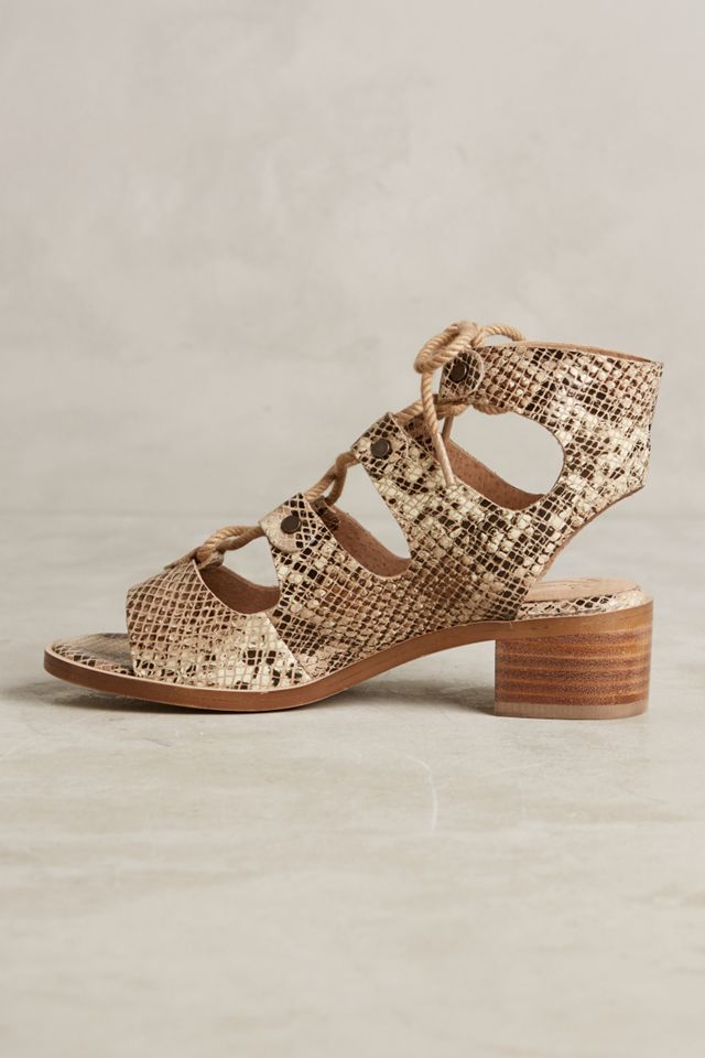 Liendo By Seychelles Marbella Lace-Up Sandals #2