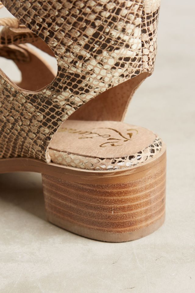 Liendo By Seychelles Marbella Lace-Up Sandals #4