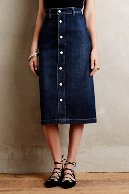 ALEXA CHUNG for AG デニムスカート【sale】 Alexa Chung for AG Size 29 Dark Wash Katy A Line Denim Mini