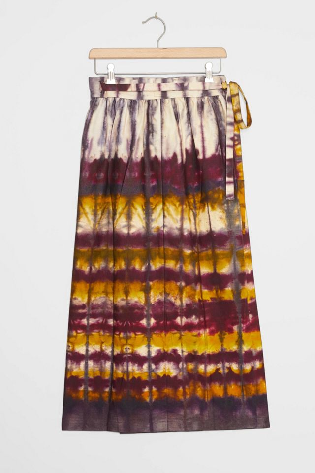 Heidi Tie-Dye Wrap Maxi Skirt #1