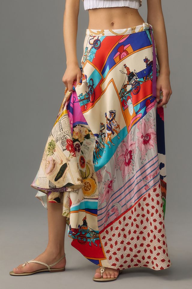 新品♡ bonjour skirt dress ＆scarf 8Y♡ Maison Hotel Fabia Skirt - Blue Simone – Zest