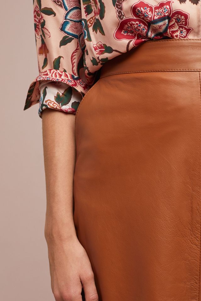 Leather Pencil Skirt #3