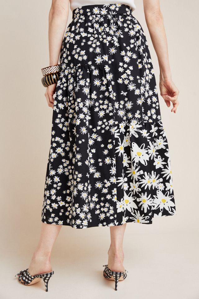 Daisy Midi Skirt | Anthropologie