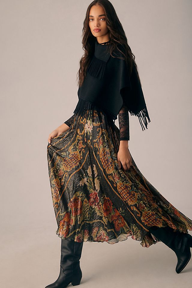 Mes Demoiselles Mira Asymmetrical Midi Skirt | Anthropologie Mes Demoiselles Mira Asymmetrical Midi Skirt | Anthropologie