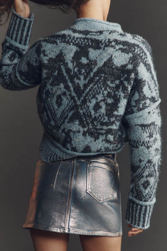 Joe's Jeans Tessa Disco Foil Mini Skirt #4
