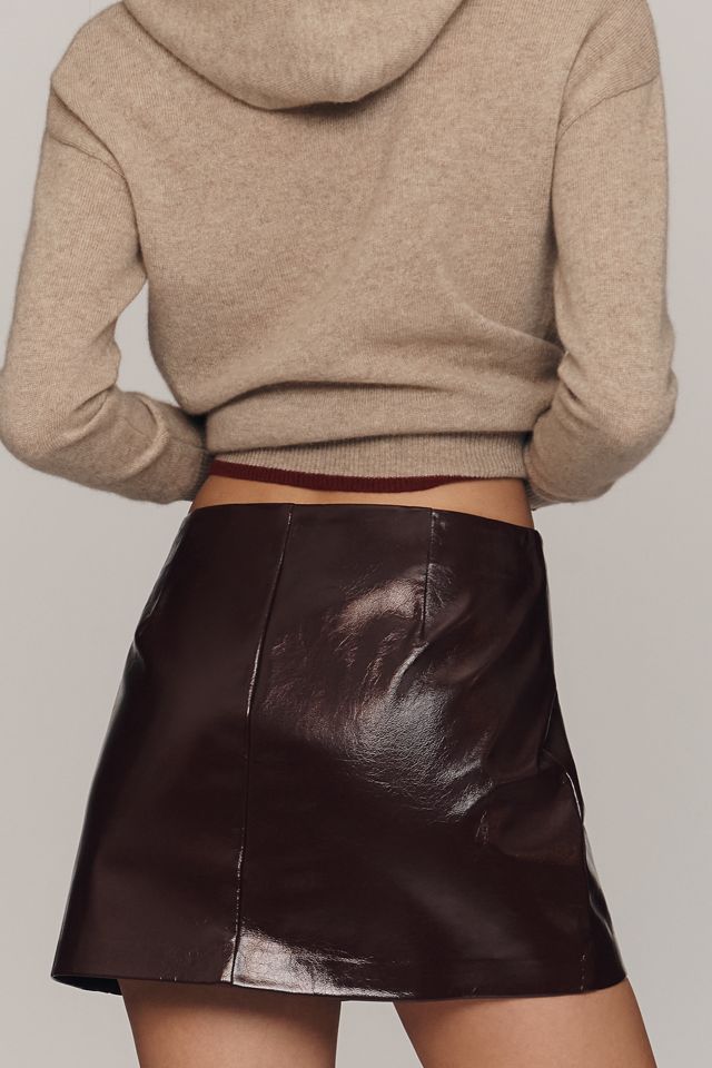 Joe's Jeans Faux Patent Leather Mini Skirt #2