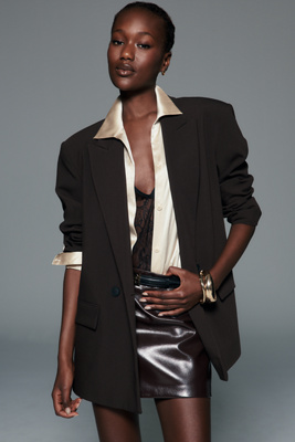 Joe's Jeans Faux Leather Mini Skirt by Anthropologie