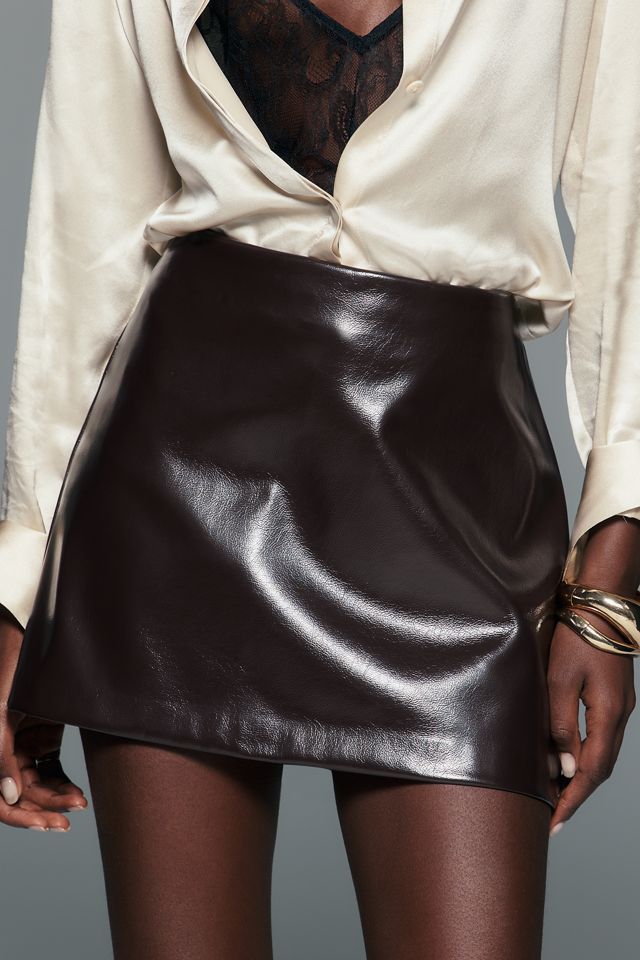 Joe's Jeans Faux Leather Mini Skirt #1