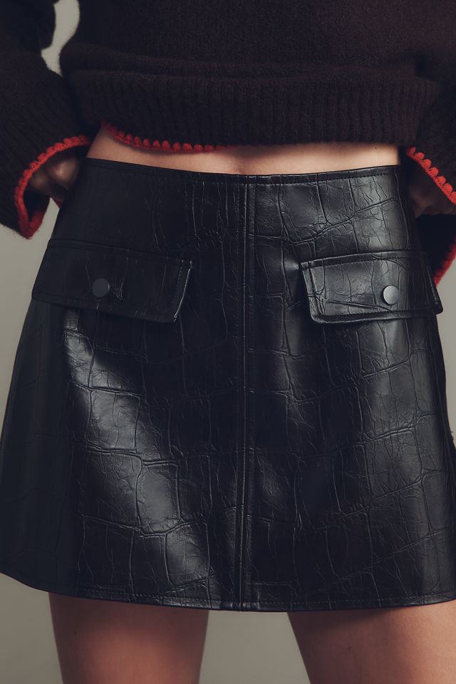 BLANKNYC Inner Driver Faux-Leather Mini Skirt #1