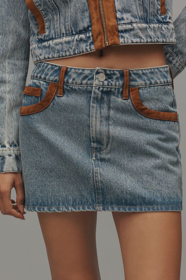 BLANKNYC Rodeo Drive Denim Mini Skirt #1