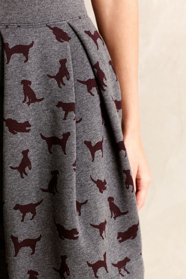 Puppy Love Sweatshirt Skirt #3
