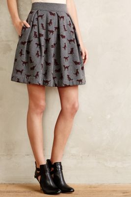 Puppy Love Sweatshirt Skirt
