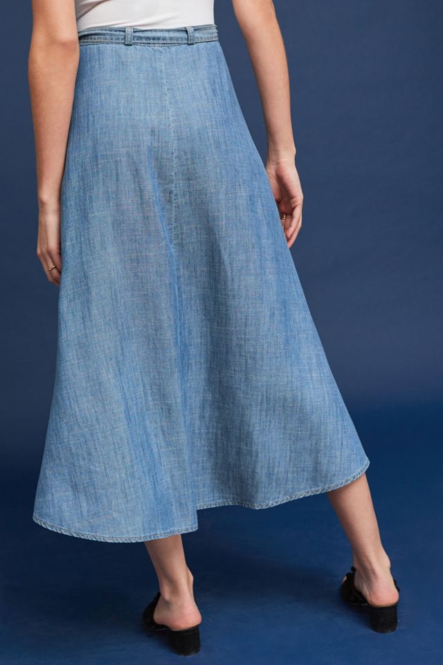 Level 99 Chambray Wrap Skirt #2
