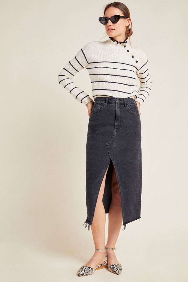 3x1 Elizabella Denim Pencil Skirt Anthropologie