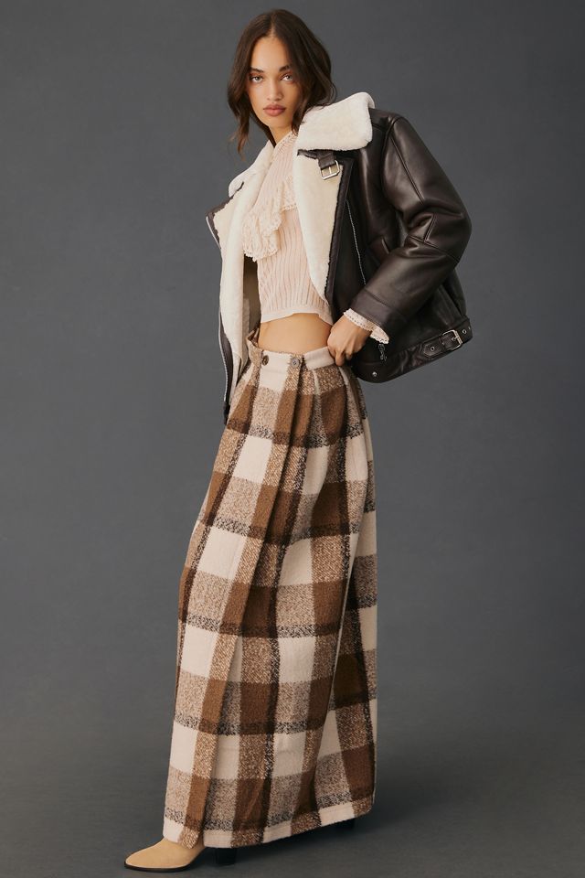 Porridge Cozy Blanket Maxi Skirt