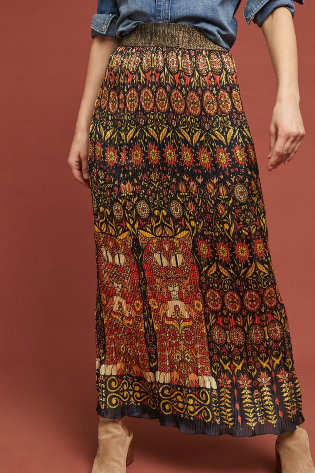 Anna Sui Pleated Maxi Skirt #2