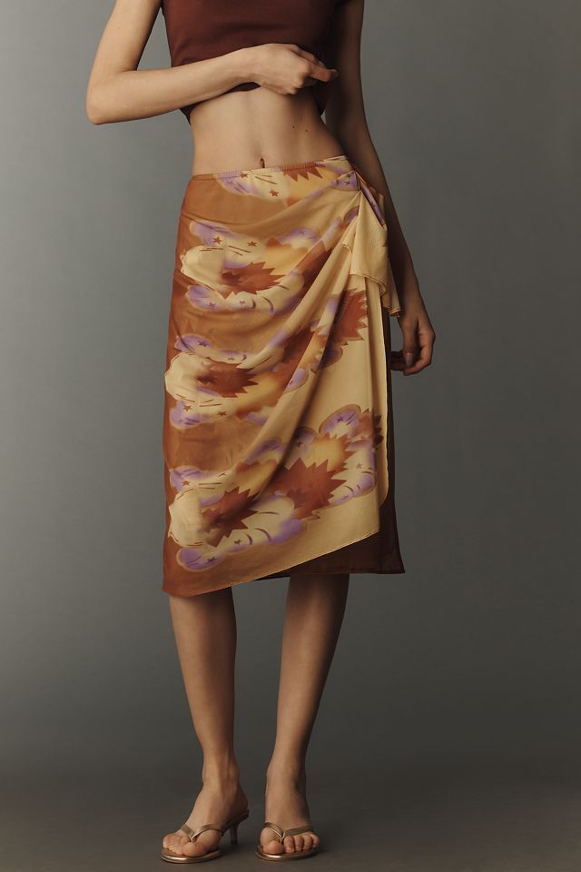 Anna Sui Sarong Skirt #1