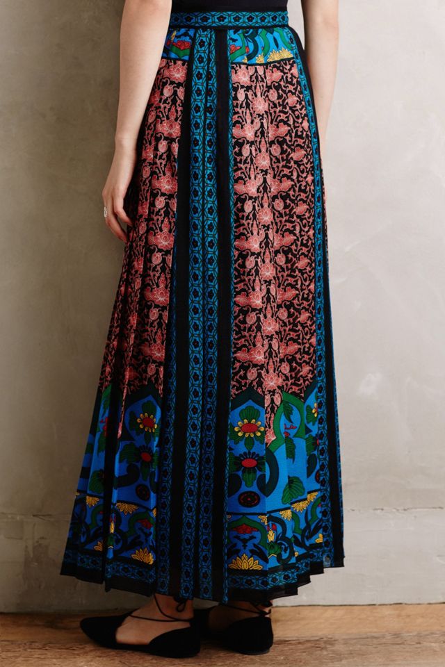Sunsong Silk Maxi Skirt #1