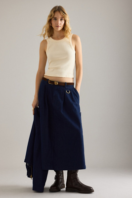 Barbour Saima Denim Midi Skirt