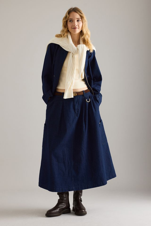 Falda Midi de Mezclilla Saima de Barbour #2