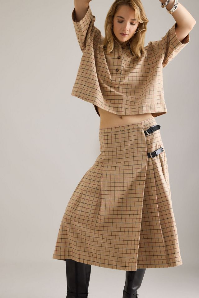 Barbour Hollington Tartan Midi Skirt #2