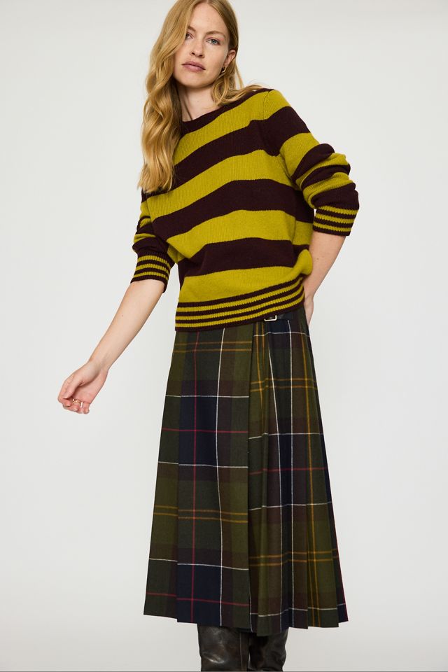 Barbour Marena Tartan Midi Skirt #2
