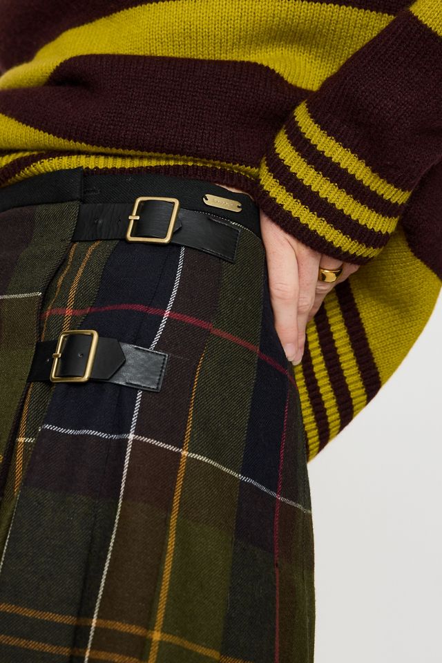 Barbour Marena Tartan Midi Skirt #4